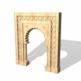 Marble Door Surround Furniture 3d model