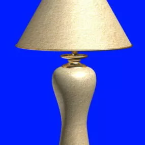 Vintage Marble Table Lamp Furniture 3d model