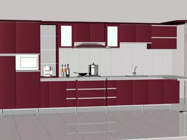 Burner Gas Stove Top 3d model