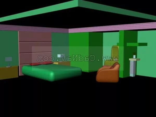 Master Bedroom Design 3d model Master Bedroom Design 3d model