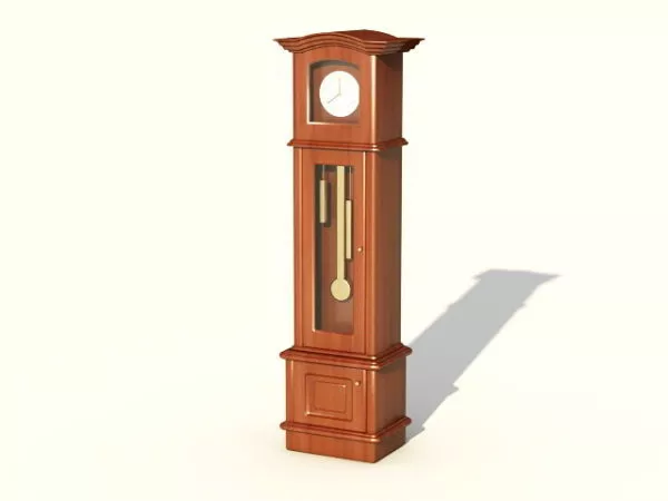 Vintage Wall Clock Pendulum 3d model