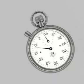 Fashion Mechanical Stopwatch 3d model