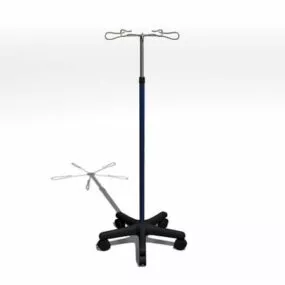 Hospital Iv Stand 3d model