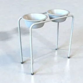 Hospital Equipment Medical Basin Stand 3d model