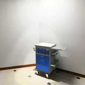Hospital Cart With Drawers 3d model