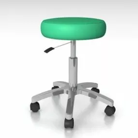 Hospital Medical Exam Stool 3d model