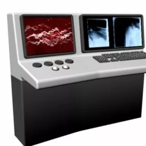 Medical Equipment Monitoring Station 3d model
