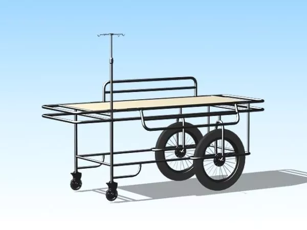 Medical Equipment Cabinet With Controller 3d model