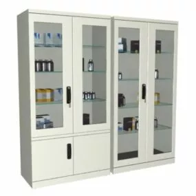 Hospital Medicine Cabinets 3d model
