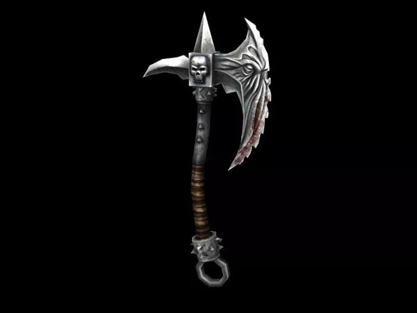 European Ancient Battle Axe 3d model
