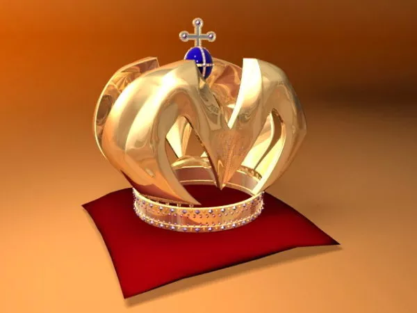Medieval Gold King Crown 3d model Medieval Gold King Crown 3d model