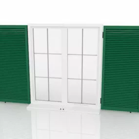 Mediterranean Window Style 3d model