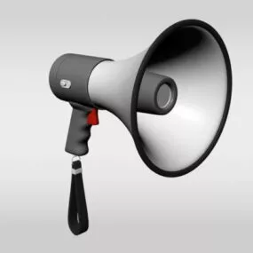 Megaphone Electric Loudspeaker 3d model
