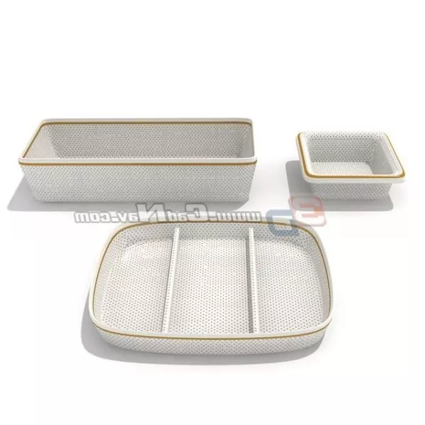 Melamine Tableware Plates 3d model Melamine Tableware Plates 3d model