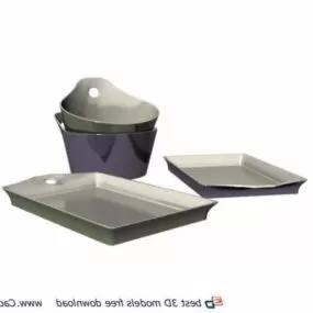 Dinnerware Set Equipment 3d model
