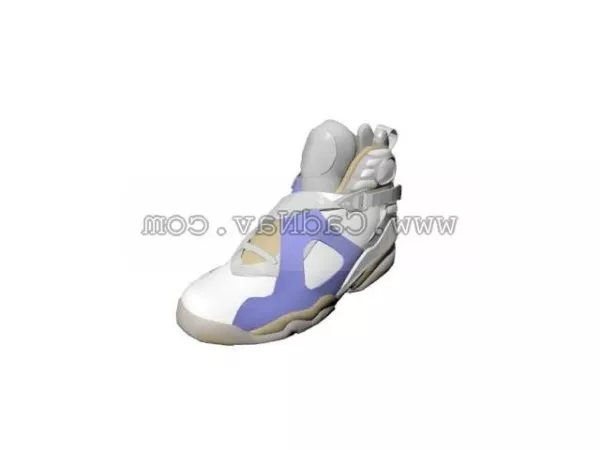 Beautiful Blue Sneaker 3d model