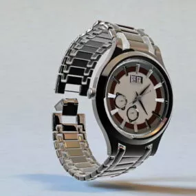 Sport Men Wristwatch 3d model