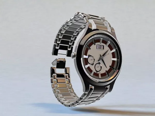 Sport Men Wristwatch 3d model Sport Men Wristwatch 3d model