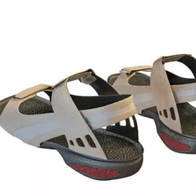 Fashion Men Sandals 3d model