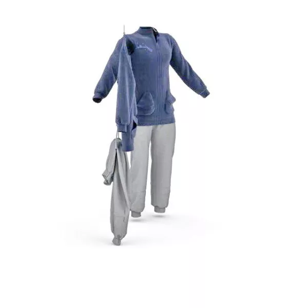Clothes Log Hanger 3d model