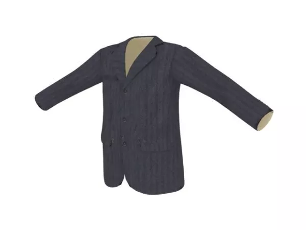 Bath Coat 3d model