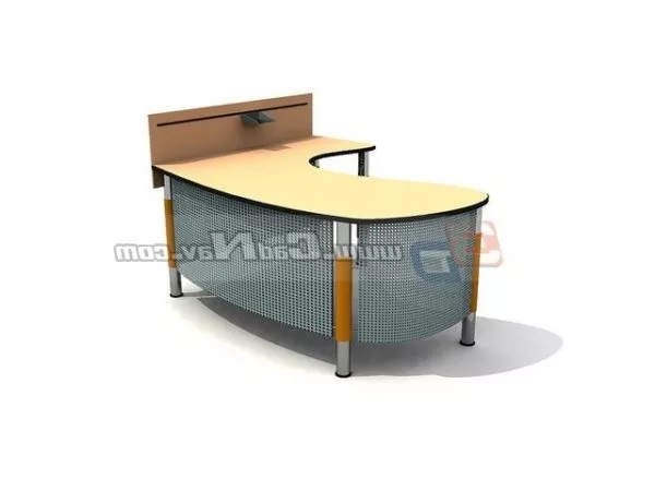 Metal Frame Workstation Furniture 3d model Metal Frame Workstation Furniture 3d model