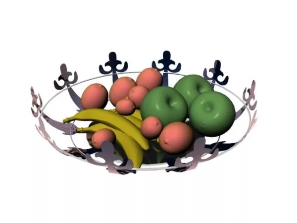 Bumpy Fruit Food 3d model