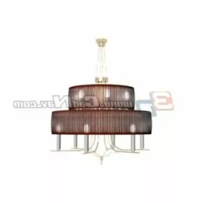 Metal Pendant Lighting Design 3d model
