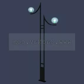 Metal Design Yard Light 3d model