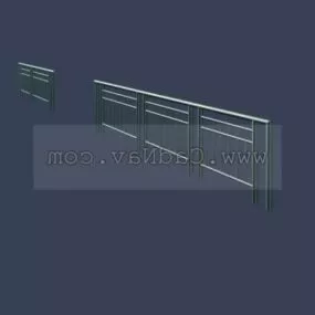 Metal Balustrade Design 3d model