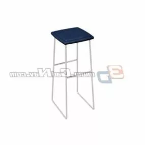 Furniture Metal Bar Stool Chair 3d model