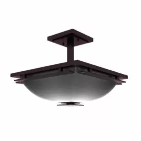 Metal Ceiling Light Decoration 3d model