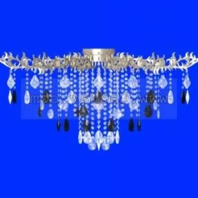 Metal Crystal Design Droplight 3d model