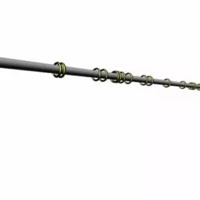 Metal Curtain Rod Equipment 3d model
