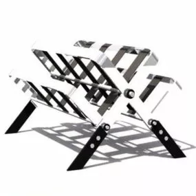 Shop Metal Display Rack 3d model