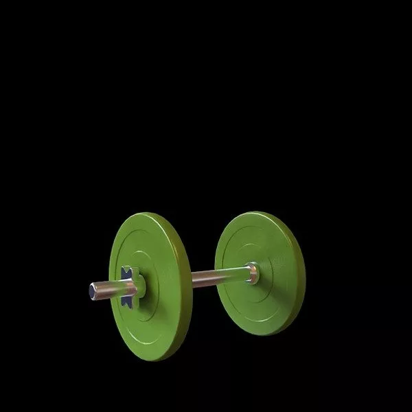 Gym Metal Dumbbell Equipment 3d model Gym Metal Dumbbell Equipment 3d model