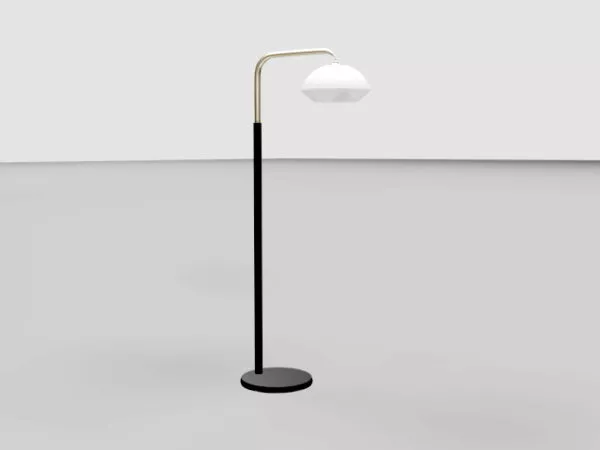 Home Lighting Metal Arc Lamp 3d model Home Lighting Metal Arc Lamp 3d model