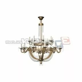 Metal Pendant Lamp Design 3d model