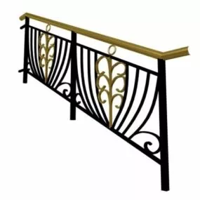 Metal Railings Decoration 3d model