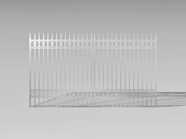 Gate Fence Segment 3d model
