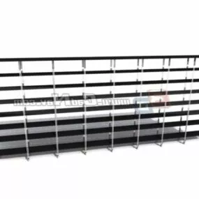 Metal Shelves Cover 3d model