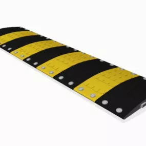 Traffic Metal Speed Bump 3d model