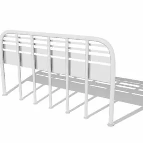 Street Traffic Control Barricade 3d model