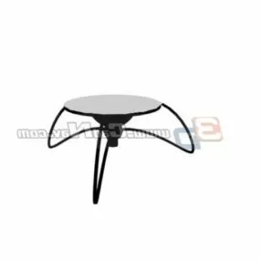 Metal Tripod Table Lamp Design 3d model