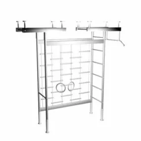 Home Metal Wall Bars 3d model