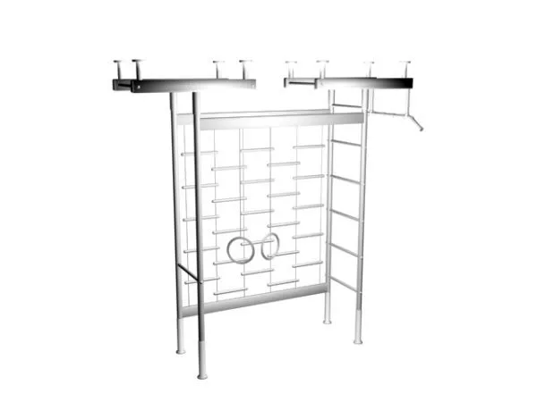 Home Metal Wall Bars 3d model Home Metal Wall Bars 3d model