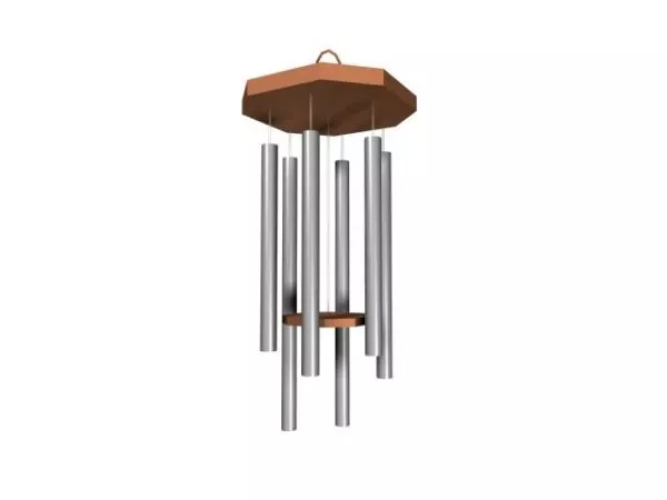 Metal Ceiling Wind Chime 3d model Metal Ceiling Wind Chime 3d model