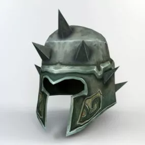 Middle Age Warrior Helmet 3d model