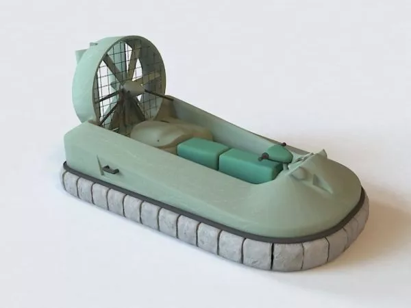 Launch Boat 3d model
