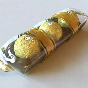 Milk Chocolate Eggs Candy 3d model